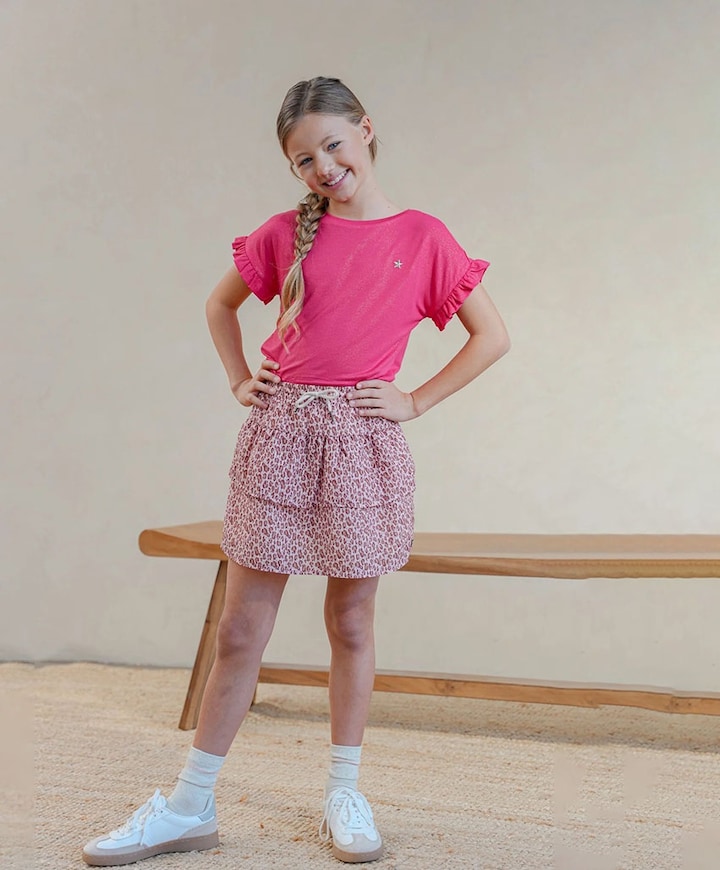 Meisjes rok roze