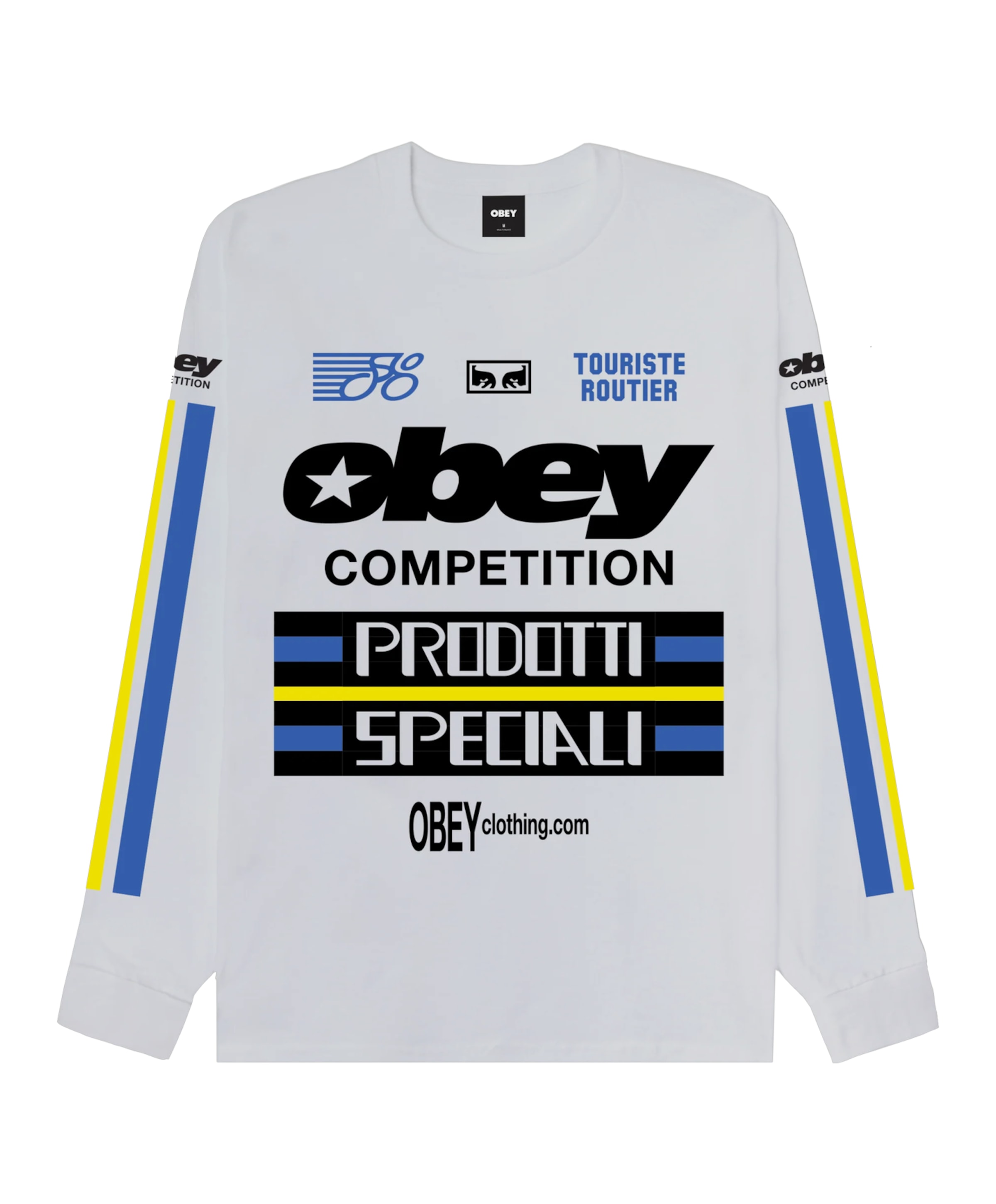 Heren longsleeve wit
