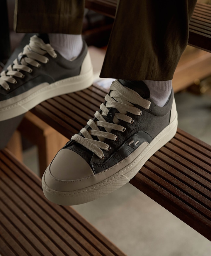 Riviera Low heren sneakers grijs