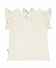 Meisjes top ecru
