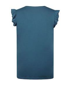 Dames pyjamatop blauw