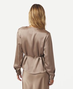 Dames blouse beige