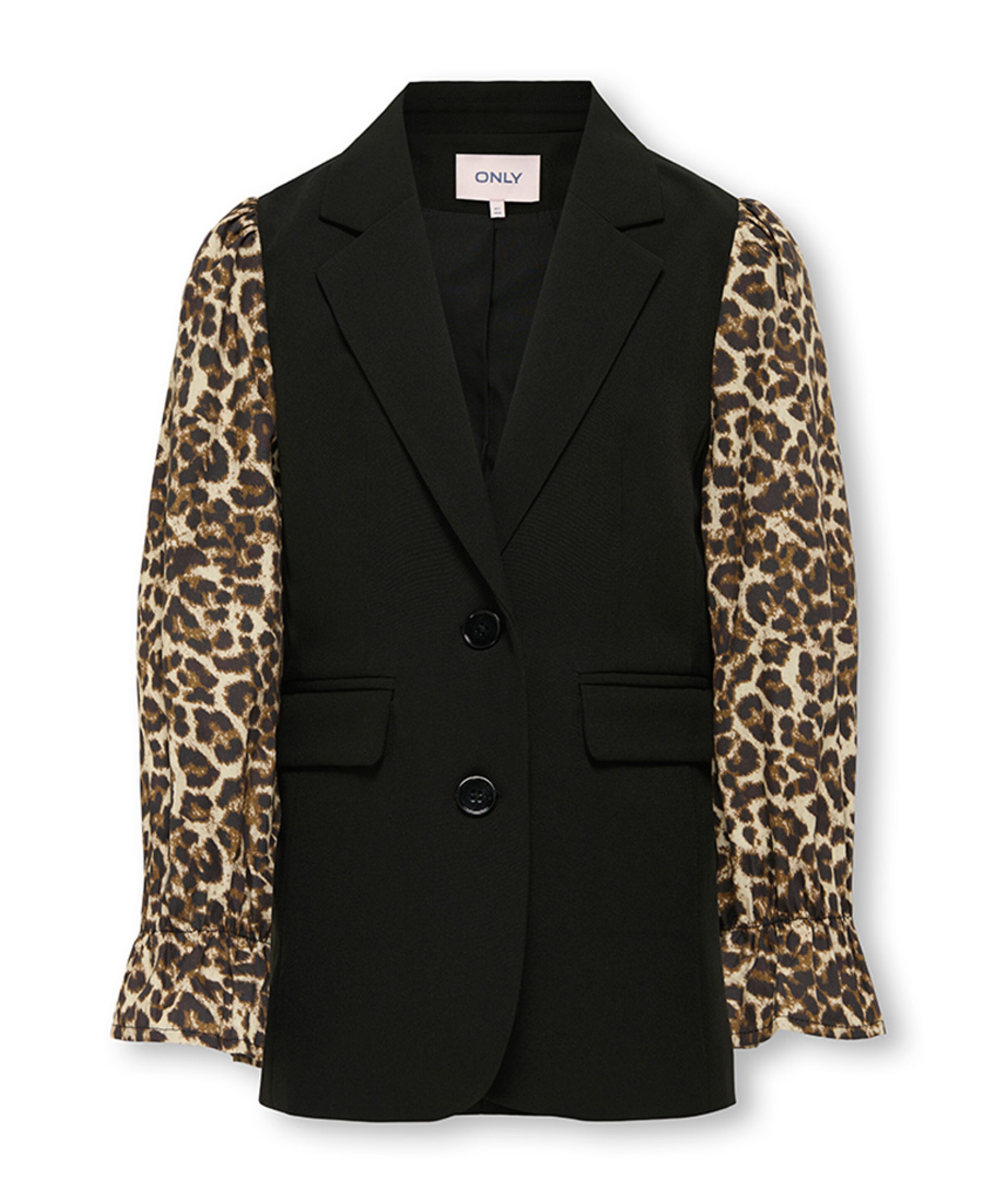 Meisjes blazer zwart