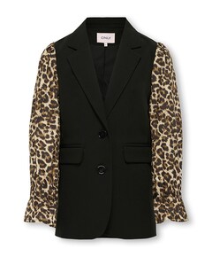 Meisjes blazer zwart