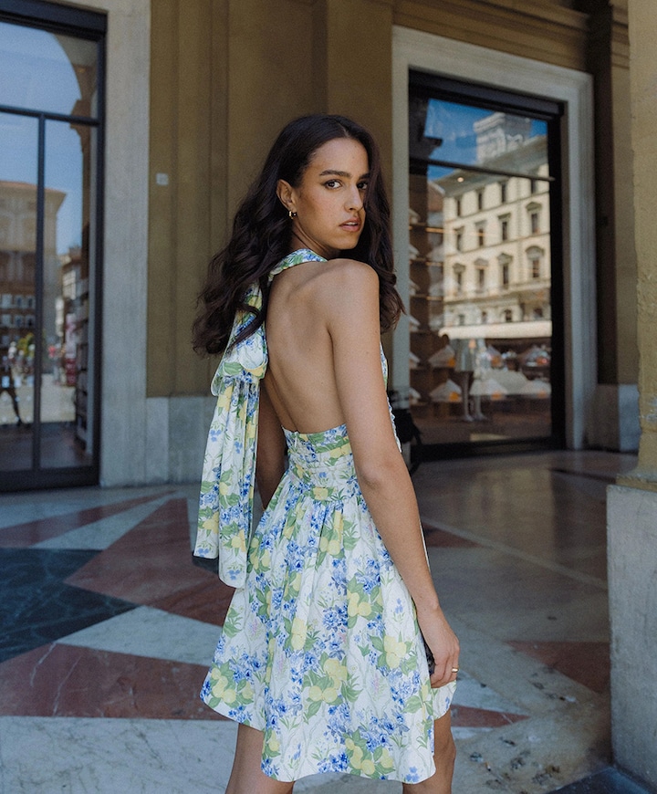 Dames jurk multicolor