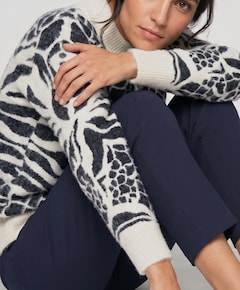 Dames trui blauw
