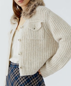Dames vest beige