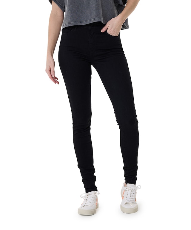 720 Hirise super skinny jeans zwart