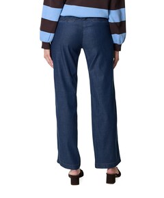 Scarlet Wide Leg dames jeans blauw