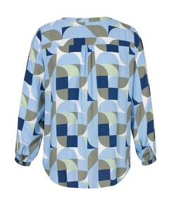 Dames blouse blauw