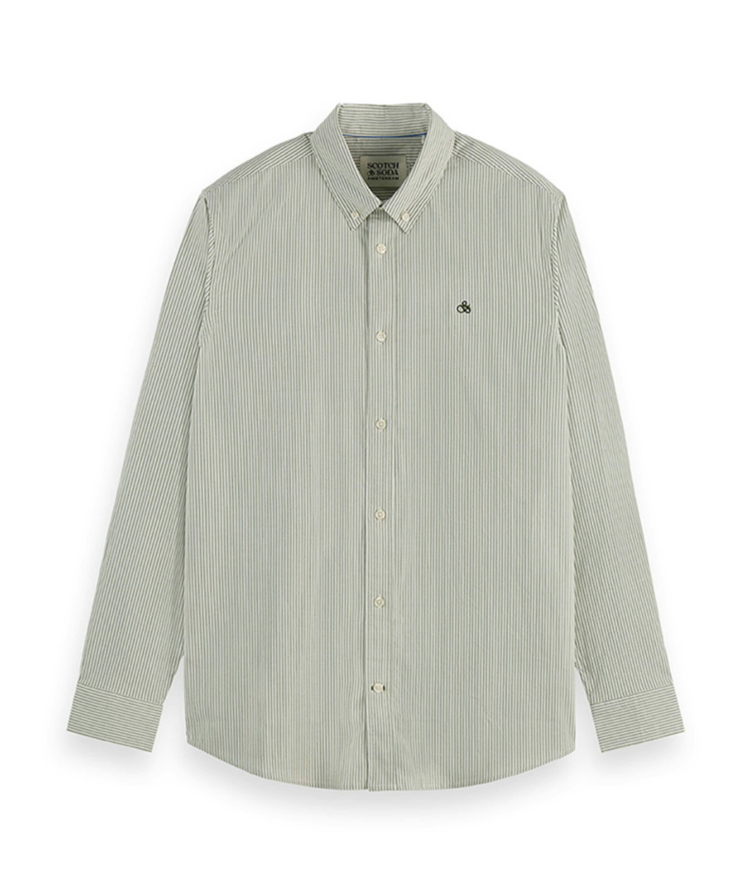 Overhemd lange mouw groen