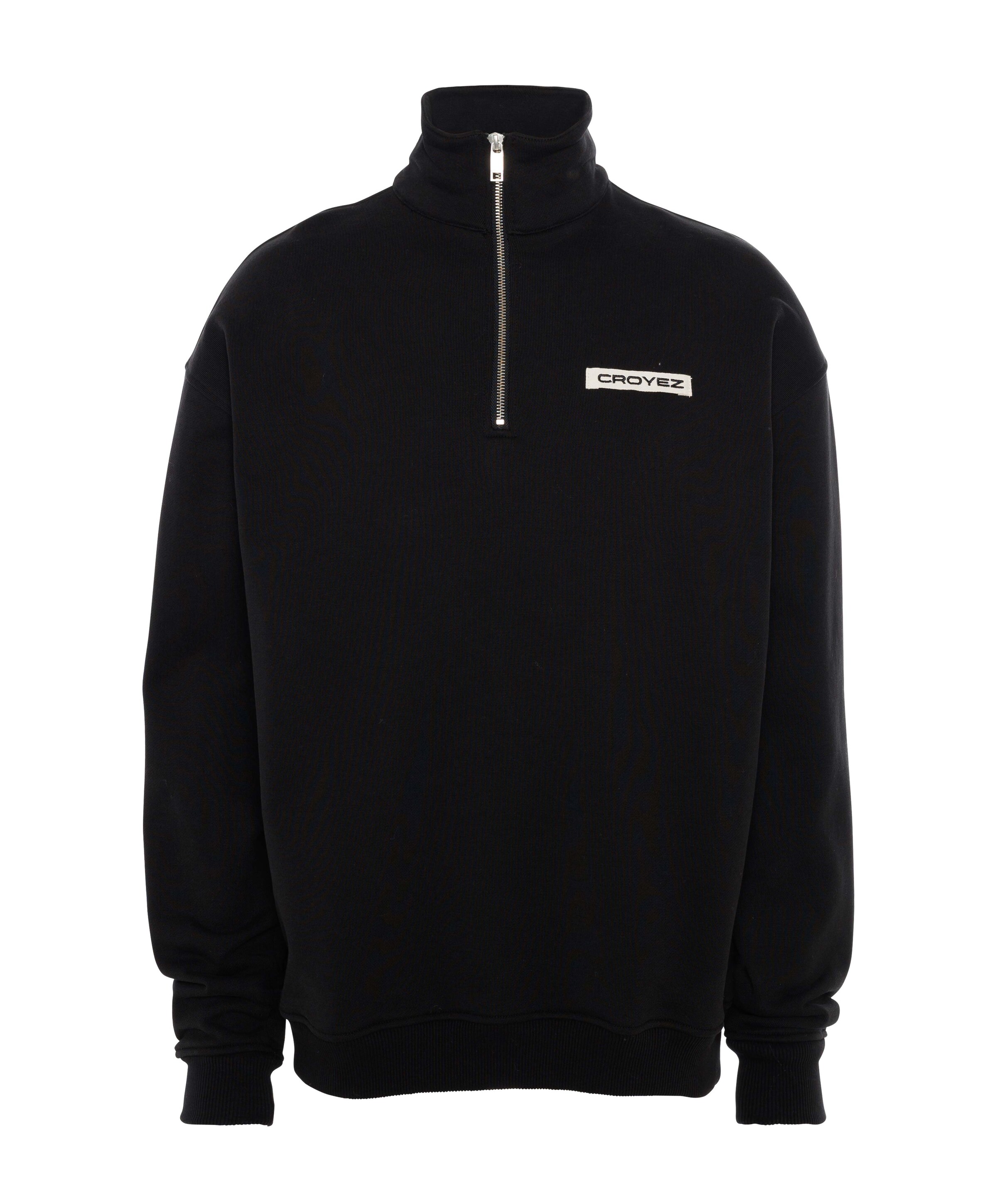 Sweater met rits zwart