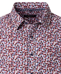 Overhemd lange mouw bordeaux