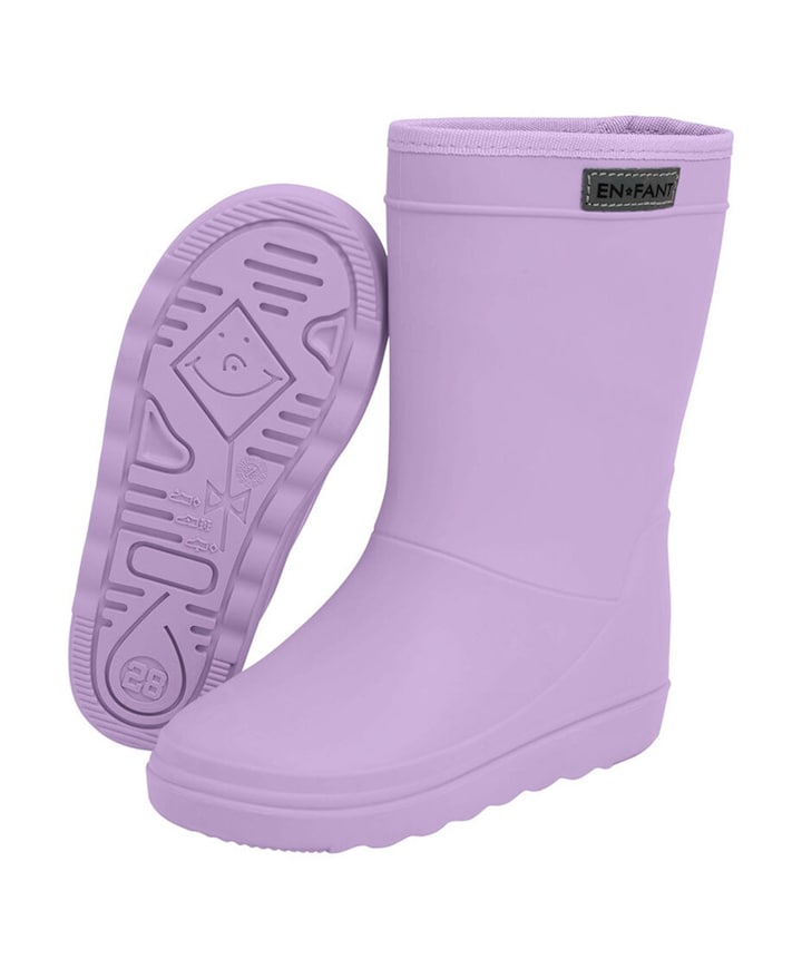 rain boots solid uniseks laarzen  paars