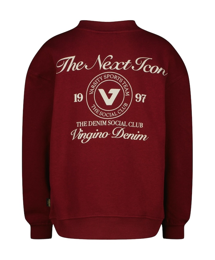 Jongens sweater bordeaux
