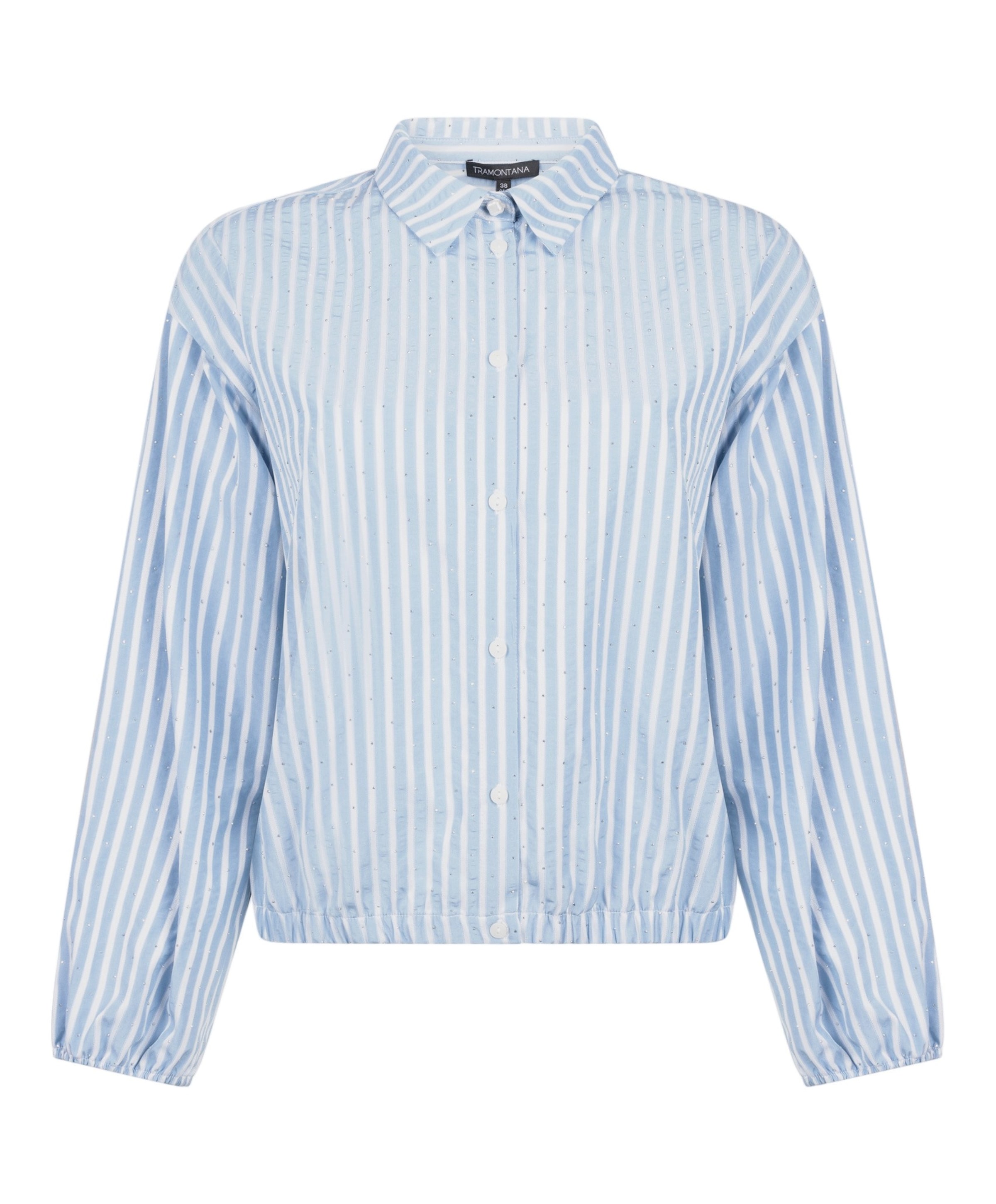 Dames blouse blauw