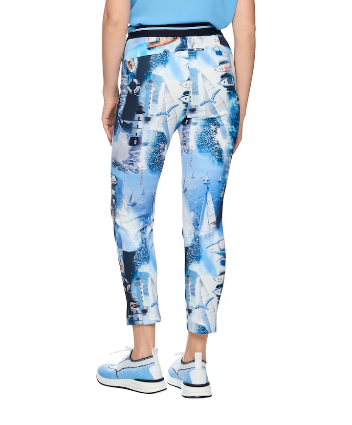 SOFIA dames pantalon blauw