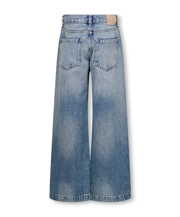 KOGBROOME HW WIDE DNM TAI meisjes jeans blauw