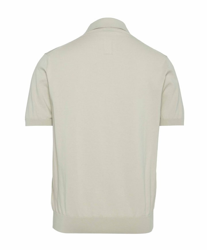 Heren polo beige
