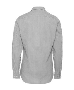 Heren overhemd lange mouw blauw