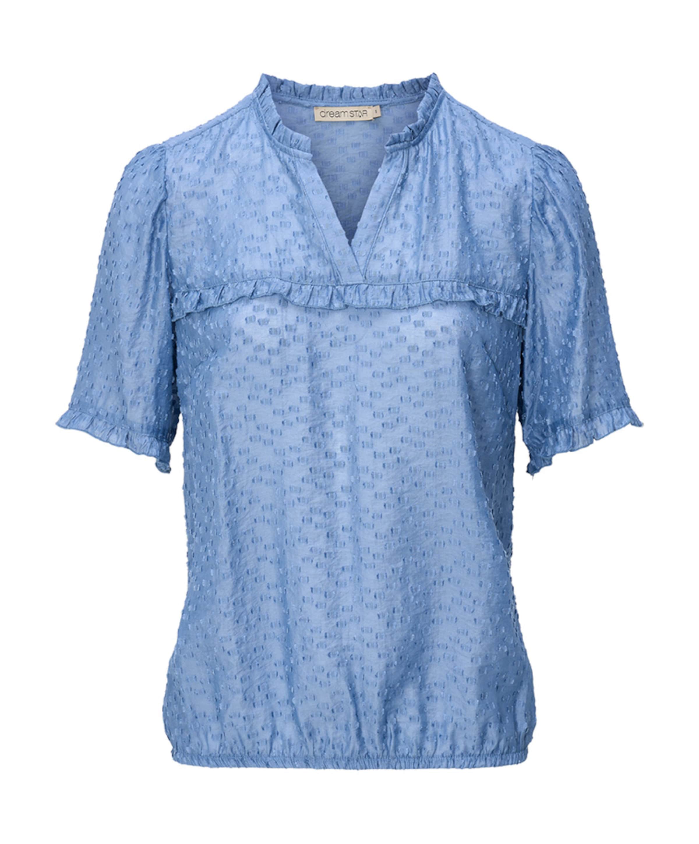 Dames blouse blauw