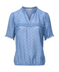 Dames blouse blauw