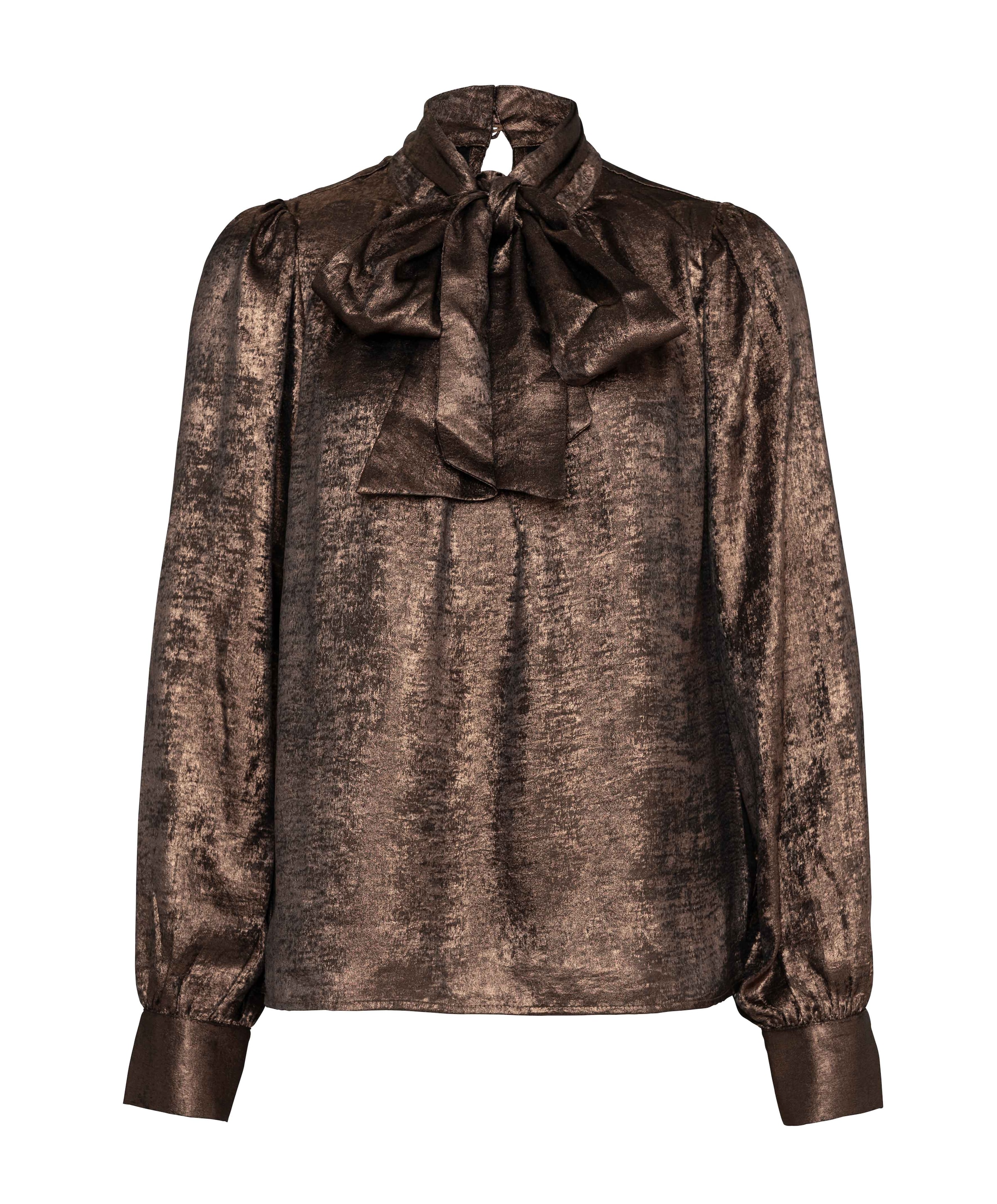 Dames blouse bruin