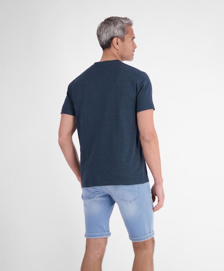 Heren T-shirt blauw