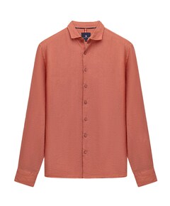 Heren overhemd lange mouw roze