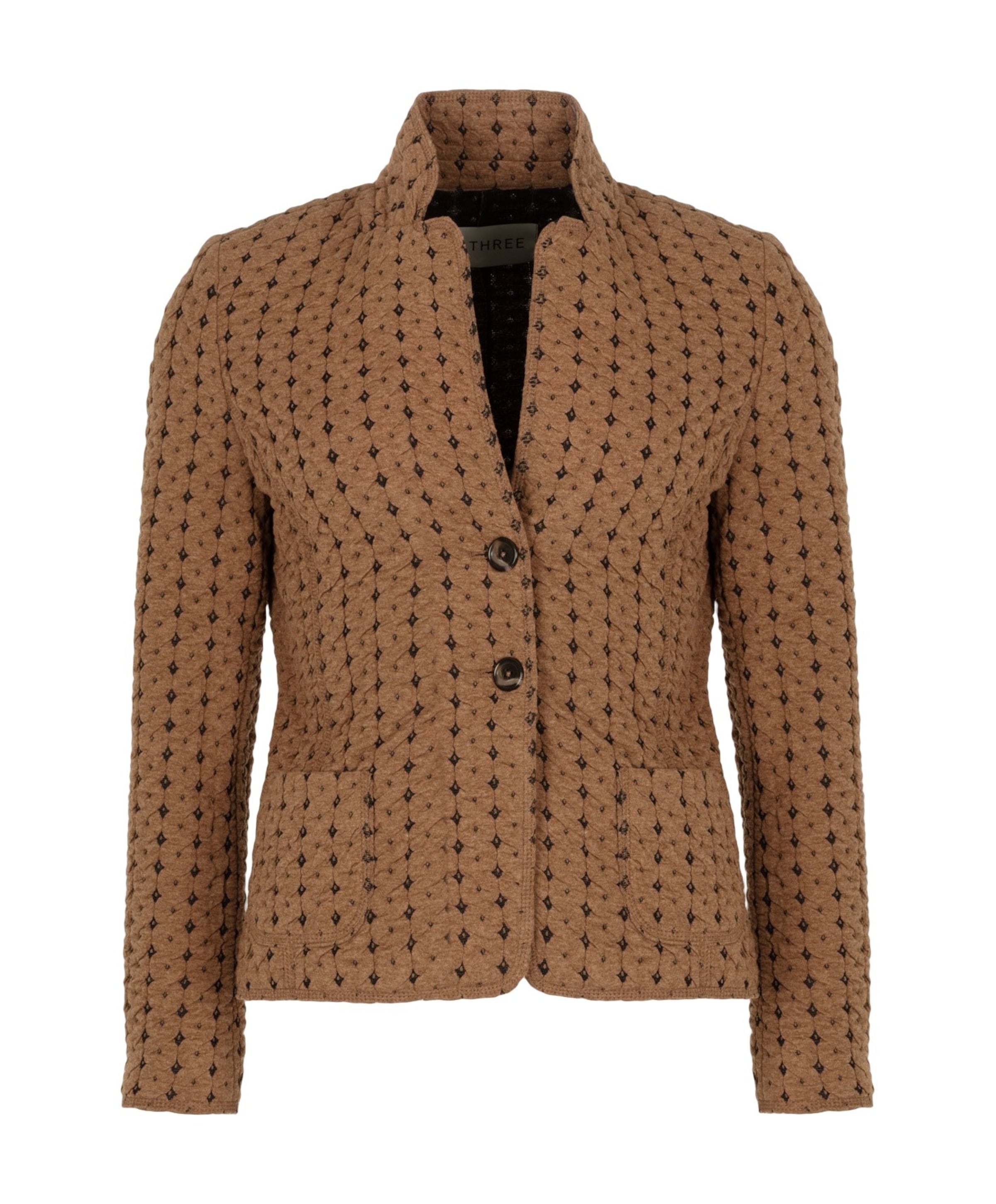 Dames blazer bruin
