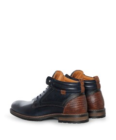 Conley  heren veterboots blauw