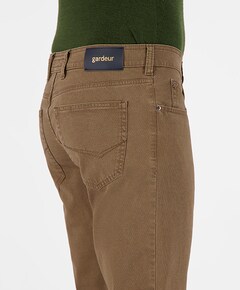5-Pocket Modern Fit broek bruin