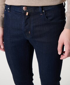 Nick Slim 5 pkt heren jeans blauw