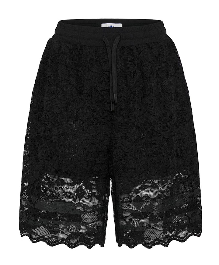 BAFINE LACE BERMUDA dames korte broek zwart