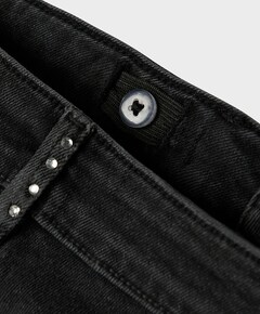 NKFROSE WIDE RHINESTONE 8810- jeans zwart