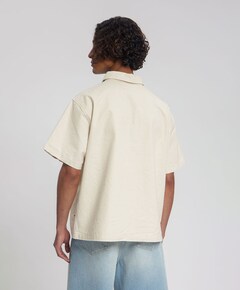 Heren polo ecru