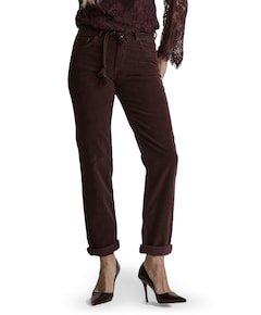 Bobby - Vintage Corduroy - 001 - Bl dames broek bordeaux