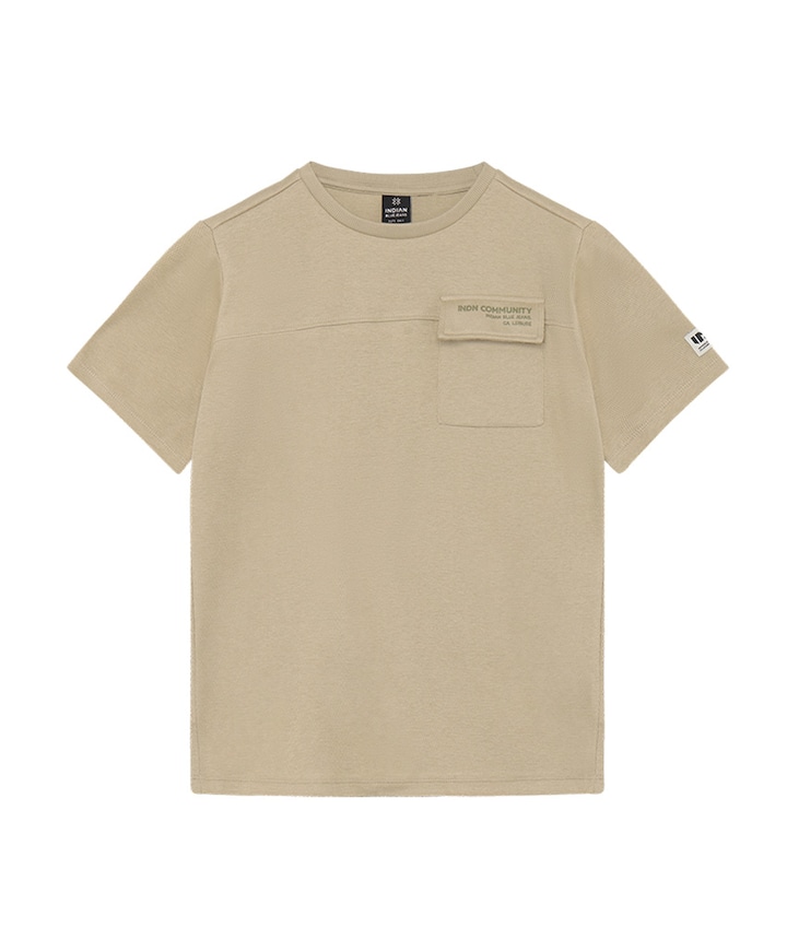 Jongens t-shirt beige