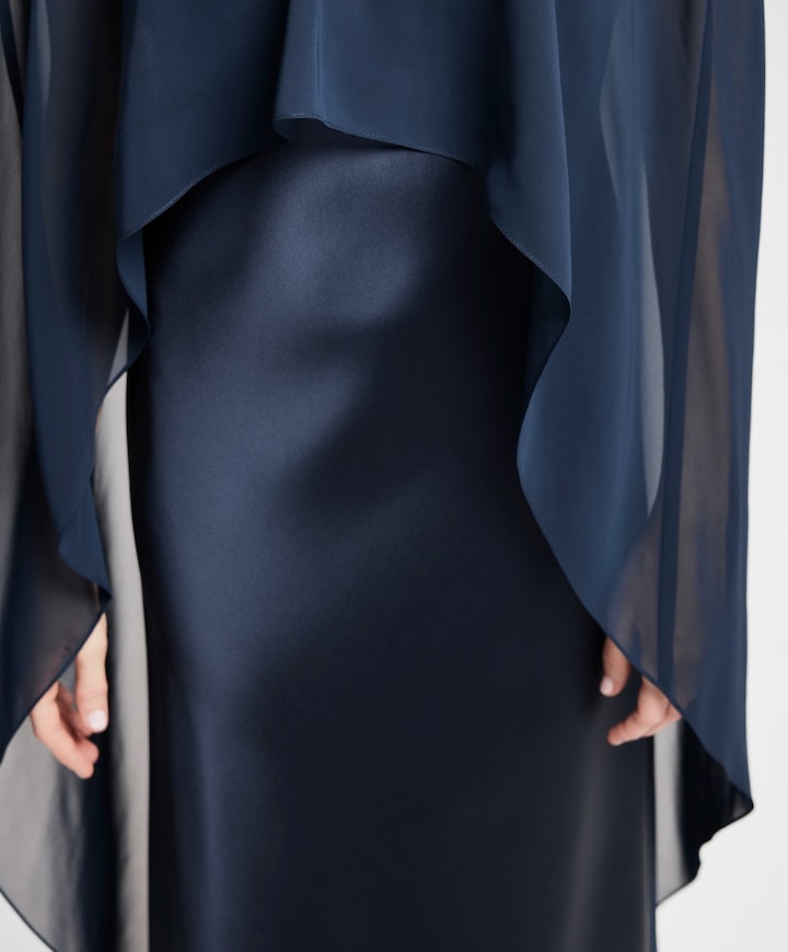 Dames jurk blauw