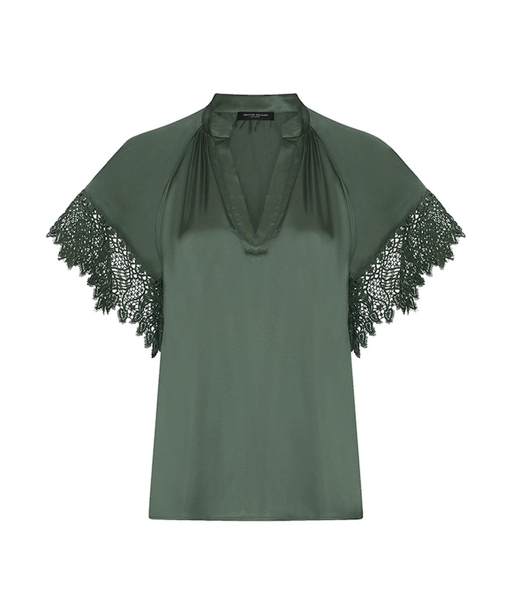 Dames blouse groen
