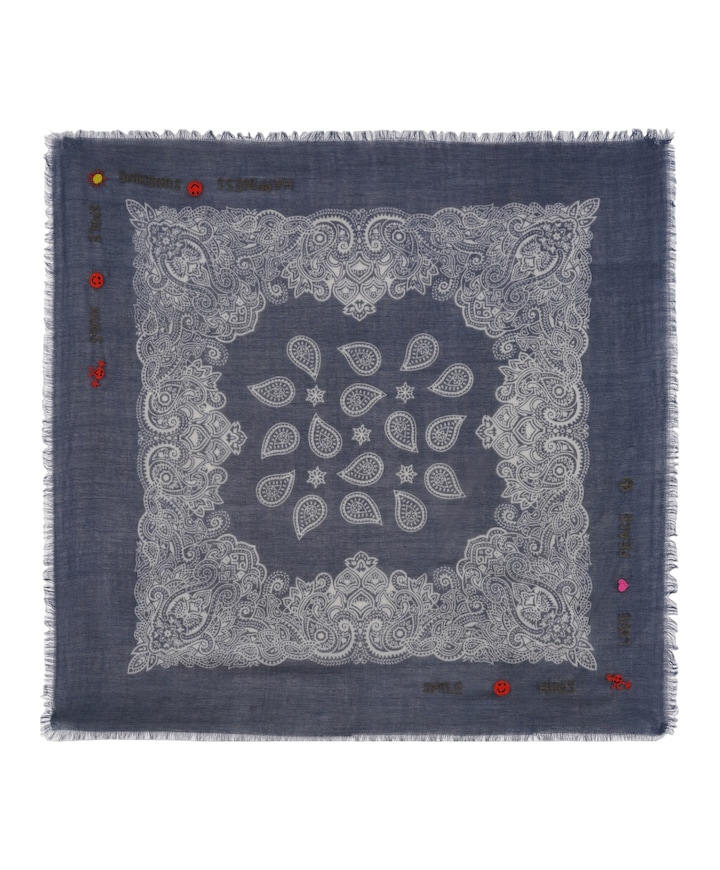 Dames sjaal blauw