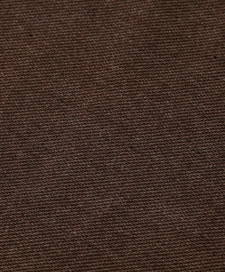 Overhemd lange mouw bruin