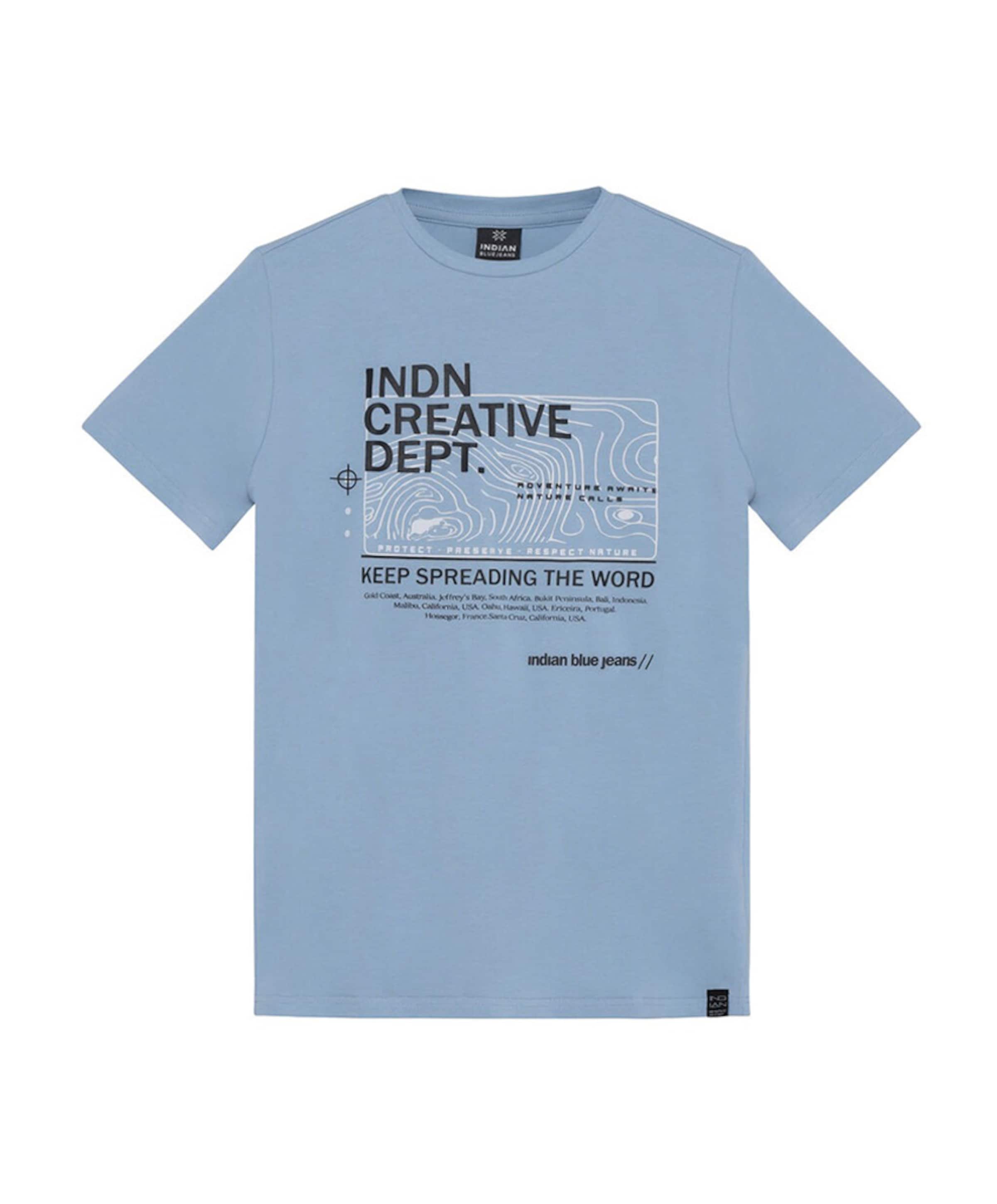 Jongens t-shirt blauw