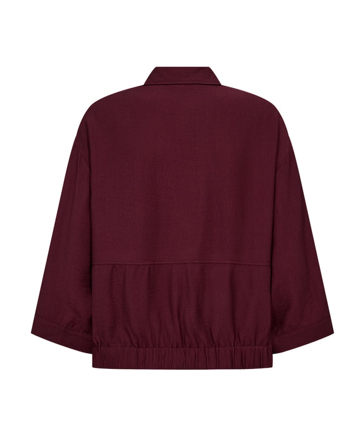 Dames blouse bordeaux