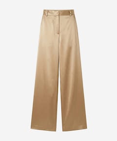 Ribe dames broek beige