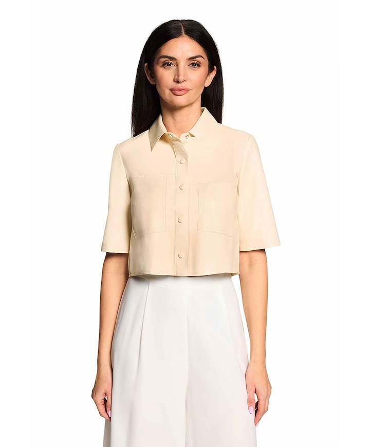 Dames blouse beige