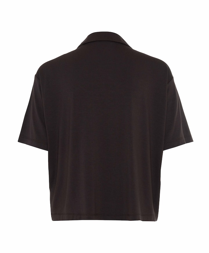 Dames polo bruin