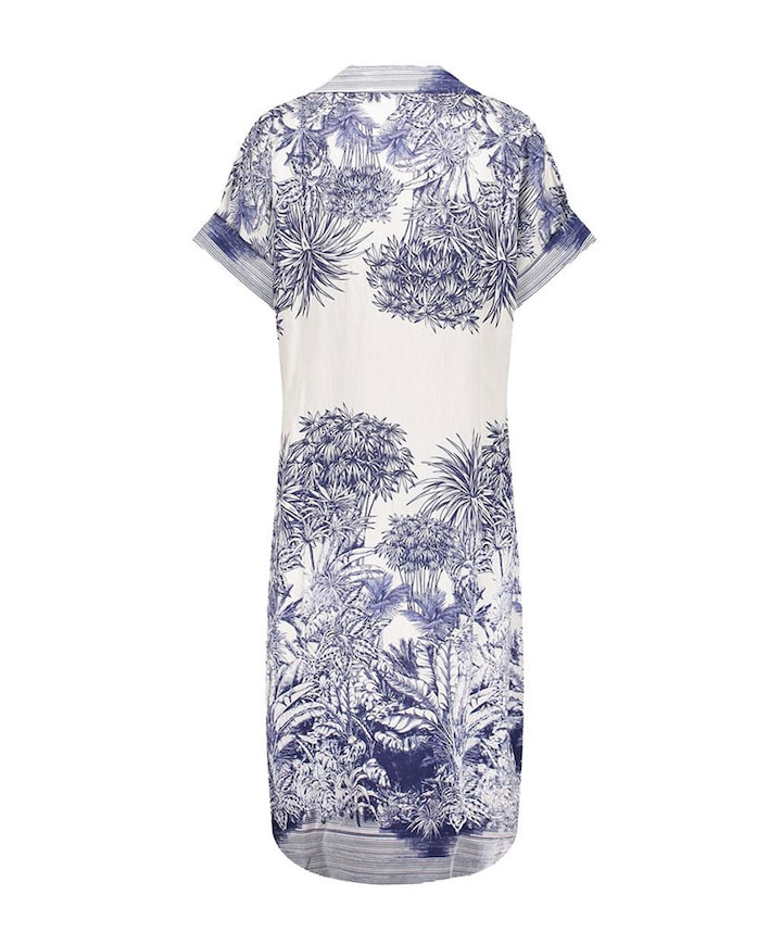 Dames jurk blauw