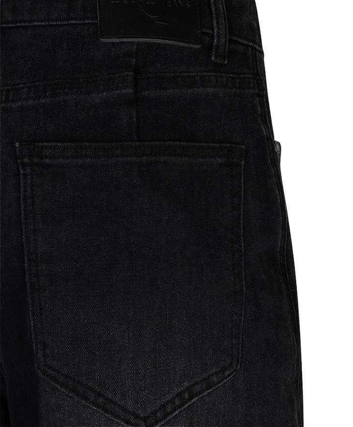 Barrel denim dames jeans bordeaux