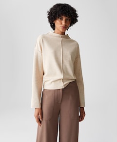 Dames longsleeve beige